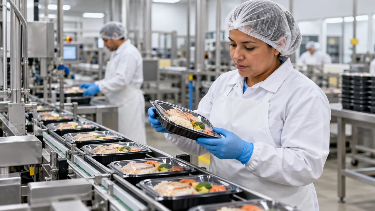 Operario de producción de alimentos: cómo es el trabajo dentro de una planta