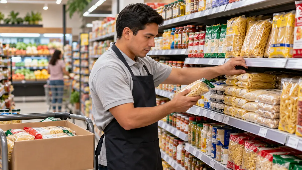 Reponedor de supermercado: funciones, turnos y requisitos